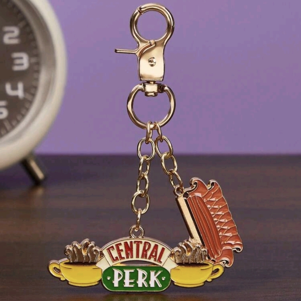 F•R•I•E•N•D•S Central Perk Friends Bag Charm/ Keychain NEW